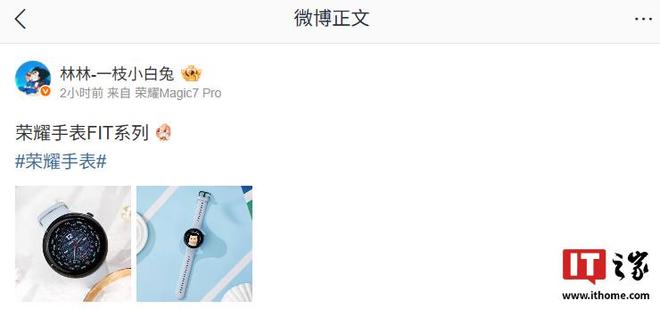 相：圆形表盘 + 独立表冠按钮荣耀手表 FIT 系列真机亮(图7)